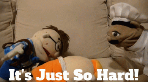 this gif talks to the struggles I've had this week. It's hard having a disability, FND.
